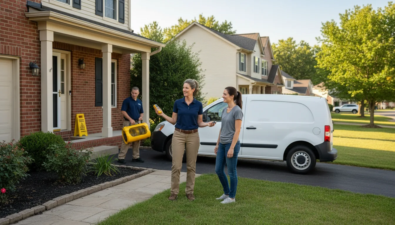 Water restoration image for Water Damage & Restoration Services in Abell, MD